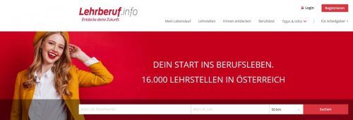 Lehrberuf.info ist heute Österreichs größte Lehrstellenplattform. 