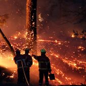 Waldbrand nahe Biarritz zerstörte etliche Häuser