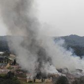 Explosion in Feuerwerksfabrik