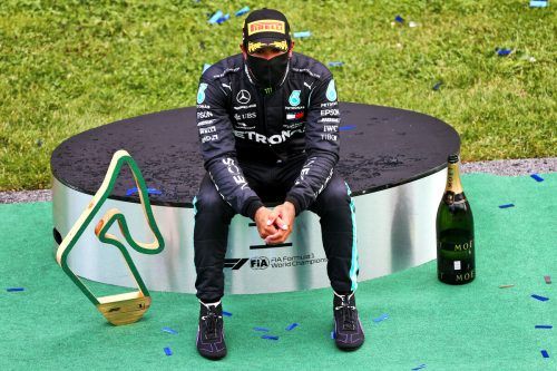 Nach dem Sieg in Spielberg könnte Lewis Hamilton am Wochenende in Budapest einen Rekorderfolg einfahren. gepa