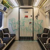 Neue Banksy-Bilder in der U-Bahn