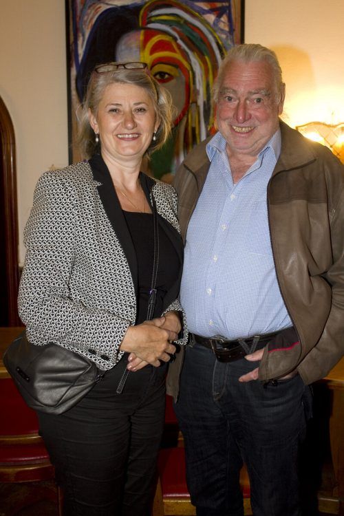 Ramka und Manfred Matt genossen den Rundgang.
