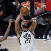 Gobert warf den ersten Korb nach Re-Start