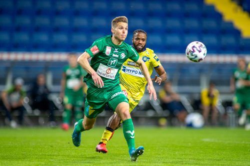 WSG-Spieler Sebastian Santin soll auch auf der Wunschliste von Austria Lustenau stehen. gepa