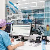Letzter Abschnitt des OP-Trakts in Arbeit