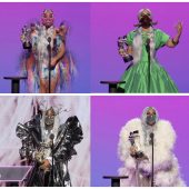 Große Lady-Gaga-Show mit Maske