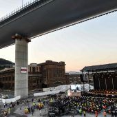 Neue Brücke von Genua wird eröffnet