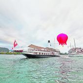 Ein Kunstballon und zwei Schiffe auf dem Bodensee boten ein Erlebnis. »D5