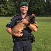Vorarlbergs jüngster Polizeihund heißt Siegfried. »A8