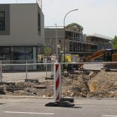 Riesenbaustelle rund um Möbelriesen in Lauterach
