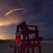 SpaceX startete Dutzende Satelliten