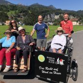 Ausfahrt mit den Rikschas