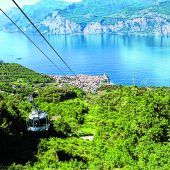 Mit der Seilbahn in luftige Höhen