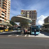 Bahnhofs-Busterminal barrierefrei