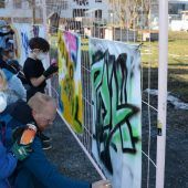 Graffitiworkshop für Papas und Kinder
