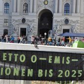 Aktivisten besetzen weiter Michaelerplatz