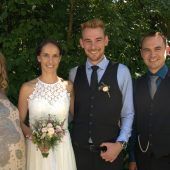 Melanie Obriejetan und Andres Bechter
