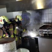 Brand in Imbisslokal