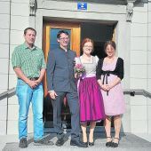 Barbara Ortner und Florian Ganahl