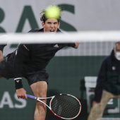 Dominic Thiem servierte in Paris Marin Cilic ab und trifft nun auf Jack Sock. »C1