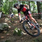 Knapp am Podium vorbeigeradelt