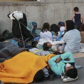 Feuer zerstört Flüchtlingslager
