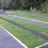 Neues Urnenfeld am Waldfriedhof in Rankweil