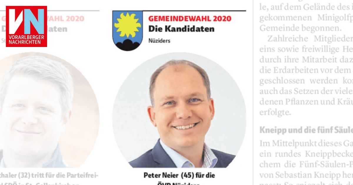 Gemeindewahl 2020Die Kandidaten - Vorarlberger Nachrichten | VN.AT