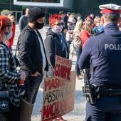 Demo gegen die Coronamaßnahmen in Bregenz