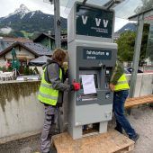 Neue Fahrscheinautomaten im Montafon