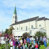 Kleine Gärtner für die Hatler Pfarrkirche