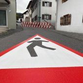 Bodenmarkierung in Thüringen erneuert