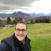 Strache auf Tour im Bregenzerwald