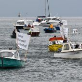Protest der Fischer