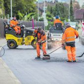 Europa-Premiere für grünen Asphalt