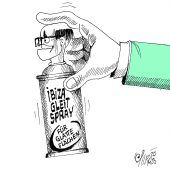 Türkiser U-Ausschuss-Gängigkeitsspray!