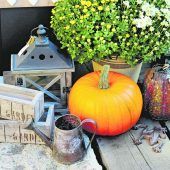 Stimmungsvolle Herbstdekoration