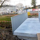 Neue Brücke über den Mühlebach in Hard