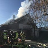 Wohnhaus in Klaus in Vollbrand