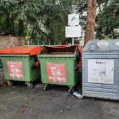 Jugendliche fackeln Container ab