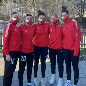 Fünf Nationalspielerinnen