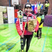Victoria Olivier zeigte im ersten FIS-Rennen auf