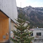 Geschmückter Christbaum in Braz