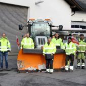 Harter Einsatz für schneefreie Straßen