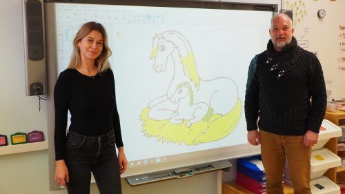 Die Dünser Volksschule ist seit Kurzem in den Händen von Lehrerin Mariella Beierl und Direktor Richard Moosbrugger.  Egle