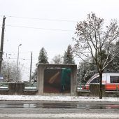 Spezielle Grüße entlang der Straße