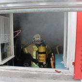 Trockner in Brand