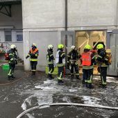 Maschine in Brand