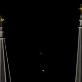 Jupiter und Saturn verschmelzen heute am Nachthimmel