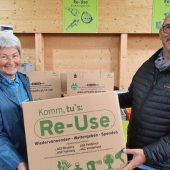 Elektrogeräte in die Re-Use-Box